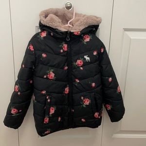 Girls Abercrombie Cozy Puffer size 5/6